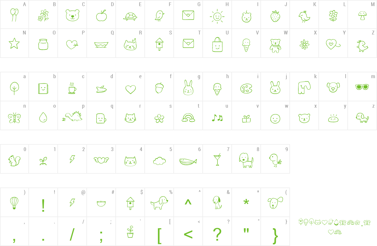 Font Un Escargot qui Saute preview